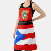 プエルトリカ国旗のエプロン、プエルトリコシェフキッチン エプロン (インサイチュ)