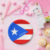 プエルトリカ国旗のプレート、パーティー、プエルトリコ ペーパープレート (パーティー)