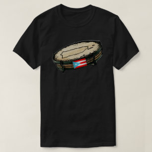 プエルトリカ国旗パンドラ(PANDERA)ボリグアの地図 Tシャツ