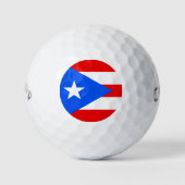 プエルトリカ国旗 – バンデラデプエルトリコ ゴルフボール (正面)