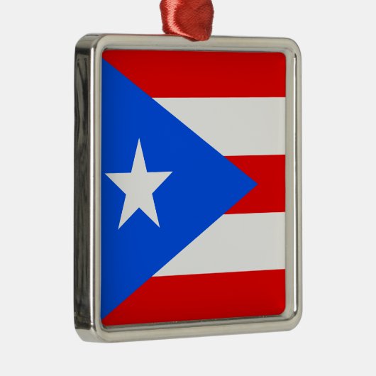 プエルトリカ国旗(プエルトリコ)セラミックオーナメント メタルオーナメント (右)