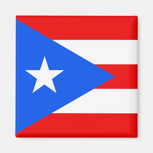 プエルトリカ国旗（プエルトリコ） マグネット (正面)