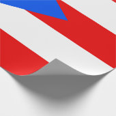 プエルトリカ国旗(プエルトリコ) ラッピングペーパー (角)