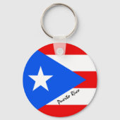 プエルトリカ国旗&プエルトリコ,愛国者/スポーツ キーホルダー (正面)