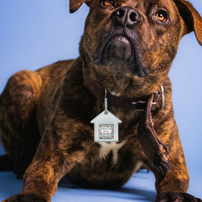 プエルトリカ国旗Flor de Maga ペットネームタグ (クリエイターアップロード済み)