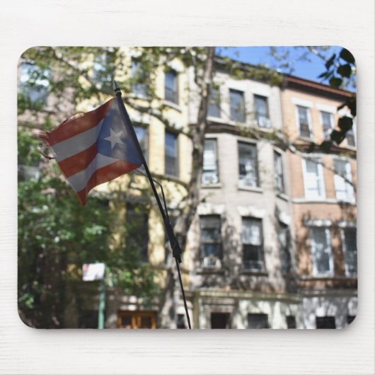 プエルトリカ国旗Upper West Side New York NYC マウスパッド (正面)