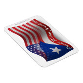 プエルトリカ・アメリカ国旗 マグネット (右側)