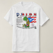プエルトリカP.R.I.D.E - Tシャツ (デザイン正面)