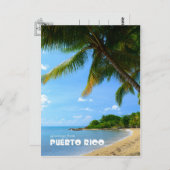 プエルトリコからの挨拶 – はがき (正面/裏面)