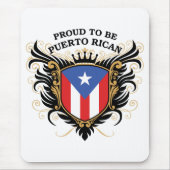 プエルトリコがあること誇りを持った マウスパッド (正面)