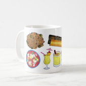 プエルトリコのキャリービーンアイランドフーズからの挨拶 コーヒーマグカップ (正面左)