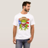 プエルトリコのコキ蛙 Tシャツ (正面フル)