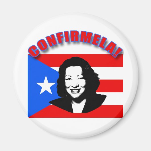 プエルトリコのコンバンデラ マグネット (正面)