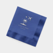 プエルトリコのパスポート 箔ナプキン (左)