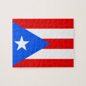 プエルトリコのパズルの旗 ジグソーパズル (横)