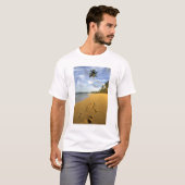 プエルトリコのビーチ Tシャツ (正面フル)