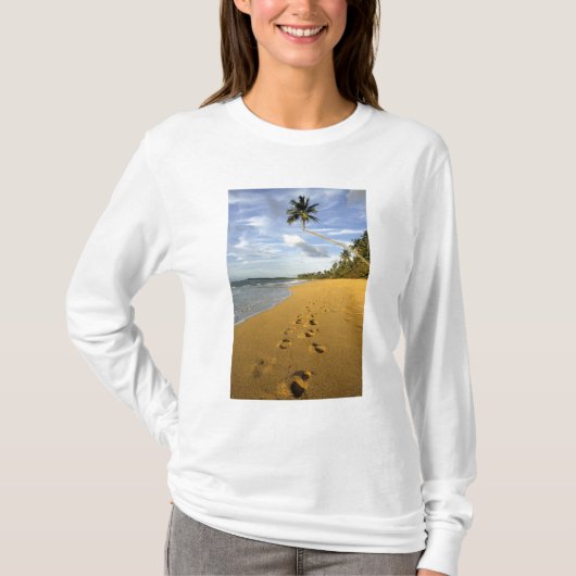プエルトリコのビーチ Tシャツ (正面)