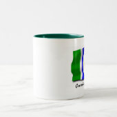 プエルトリコのマグ: Orocovis ツートーンマグカップ (中央)