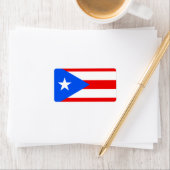 プエルトリコのラベルの旗 ラベル (インサイチュ)