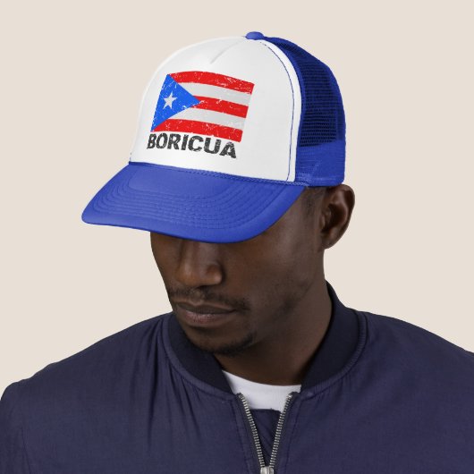 プエルトリコのヴィンテージの旗Boricua キャップ (インサイチュ)