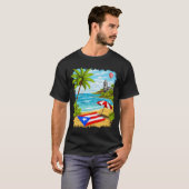 プエルトリコの休暇 Tシャツ (正面フル)
