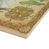 プエルトリコの地図のカッティングボード カッティングボード (角)