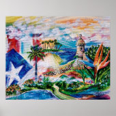 プエルトリコの夢 ポスター (正面)