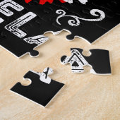 プエルトリコの女性Abuela祖母の旗の母の日 ジグソーパズル (側面)