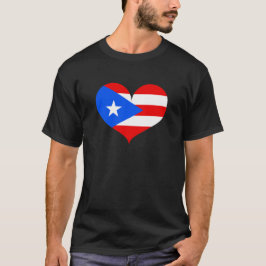 プエルトリコの旗が好き Tシャツ