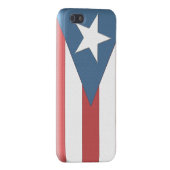 プエルトリコの旗の箱 iPhoneケース (裏面右)