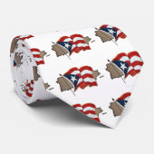 プエルトリコの旗及び島 ネクタイ (ロール)