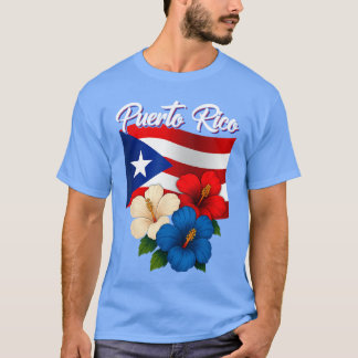 プエルトリコの旗 ヒスパニック系アメリカ人の文化遺産月間 Boricua R Tシャツ