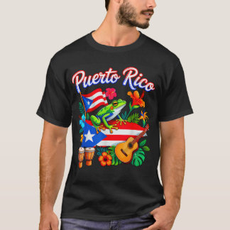 プエルトリコの旗 ボリクア プエルトリコ人として誇り Tシャツ