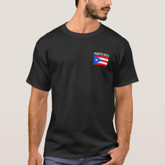 プエルトリコの旗 ポケット プエルトリコの家族のルーツ Tシャツ