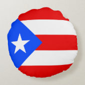 プエルトリコの旗 ラウンドクッション (裏面)