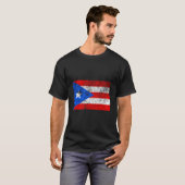 プエルトリコの旗 リカン ノベルティ ホーム Tシャツ (正面フル)