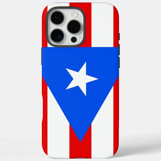 プエルトリコの旗 Apple iPhone 16 Pro Max ケース Case-Mate iPhoneケース (裏面)