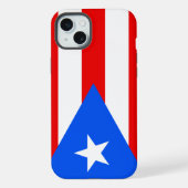 プエルトリコの旗 iPhoneケース (裏面)