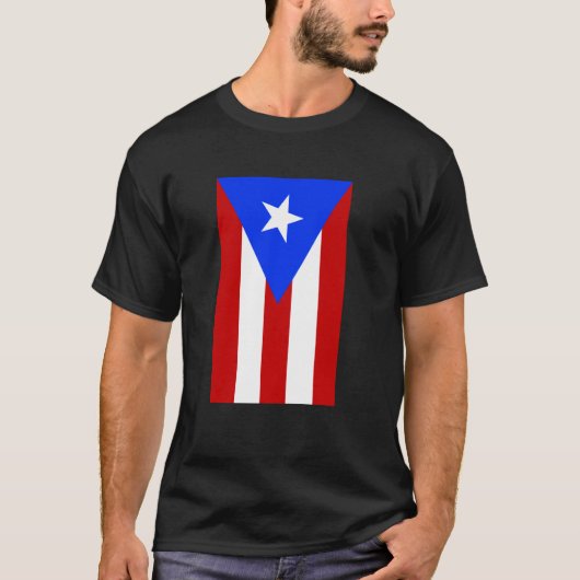 プエルトリコの旗 Tシャツ (正面)