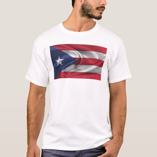 プエルトリコの旗 Tシャツ (正面)