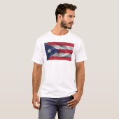 プエルトリコの旗 Tシャツ (正面フル)