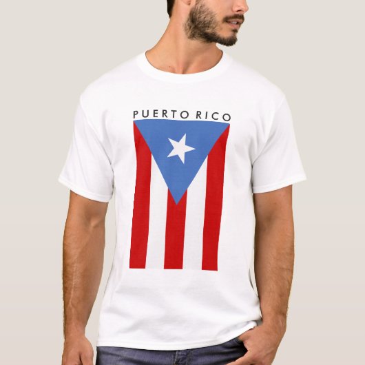 プエルトリコの旗 Tシャツ (正面)