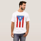プエルトリコの旗 Tシャツ (正面フル)