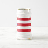 プエルトリコの明白な旗 ビールジョッキ (中央)
