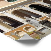 プエルトリコの海辺の墓地 ポスター (角)