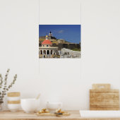 プエルトリコの海辺の墓地 ポスター (キッチン)