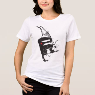 プエルトリコの芸術的なパンク女子Tシャツ トライブレンドTシャツ