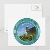 プエルトリコの蒸気口 ポストカード (正面/裏面)