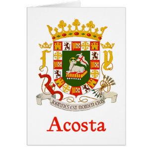 プエルトリコのAcostaの盾