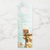 プエルトリコのCoquito El Morroのクラシック ボトルネックタグ (裏面)